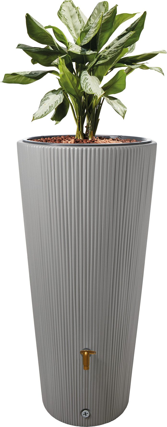 4rain Regentonne VASO DECOR 2in1 Regentonne 220 L, agave