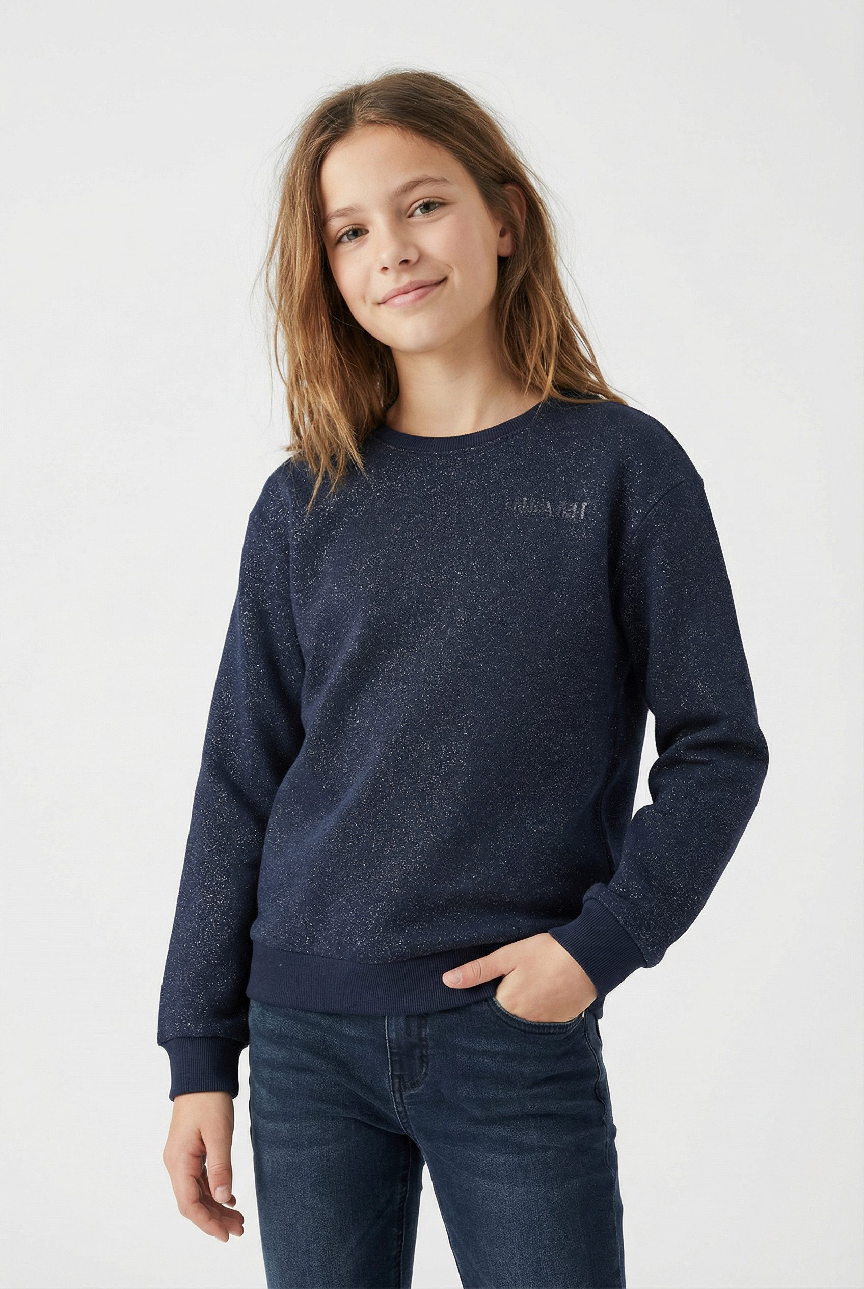 Name It Sweatshirt NKFTILDE LS NREG SWEAT TOP UNB PB
