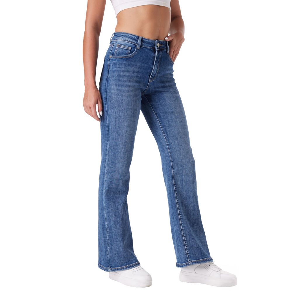 Ital-Design Bootcut-Jeans Damen Jeans mit weitem günstig online kaufen