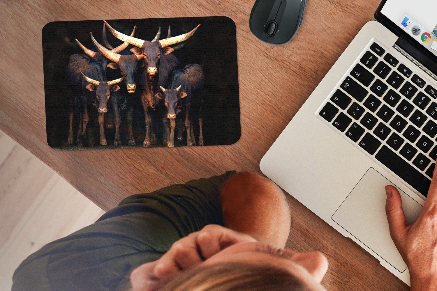 MuchoWow Mauspad (1-St), Mouse pad, Gaming Deko, PC Zubehör, 27x18 cm