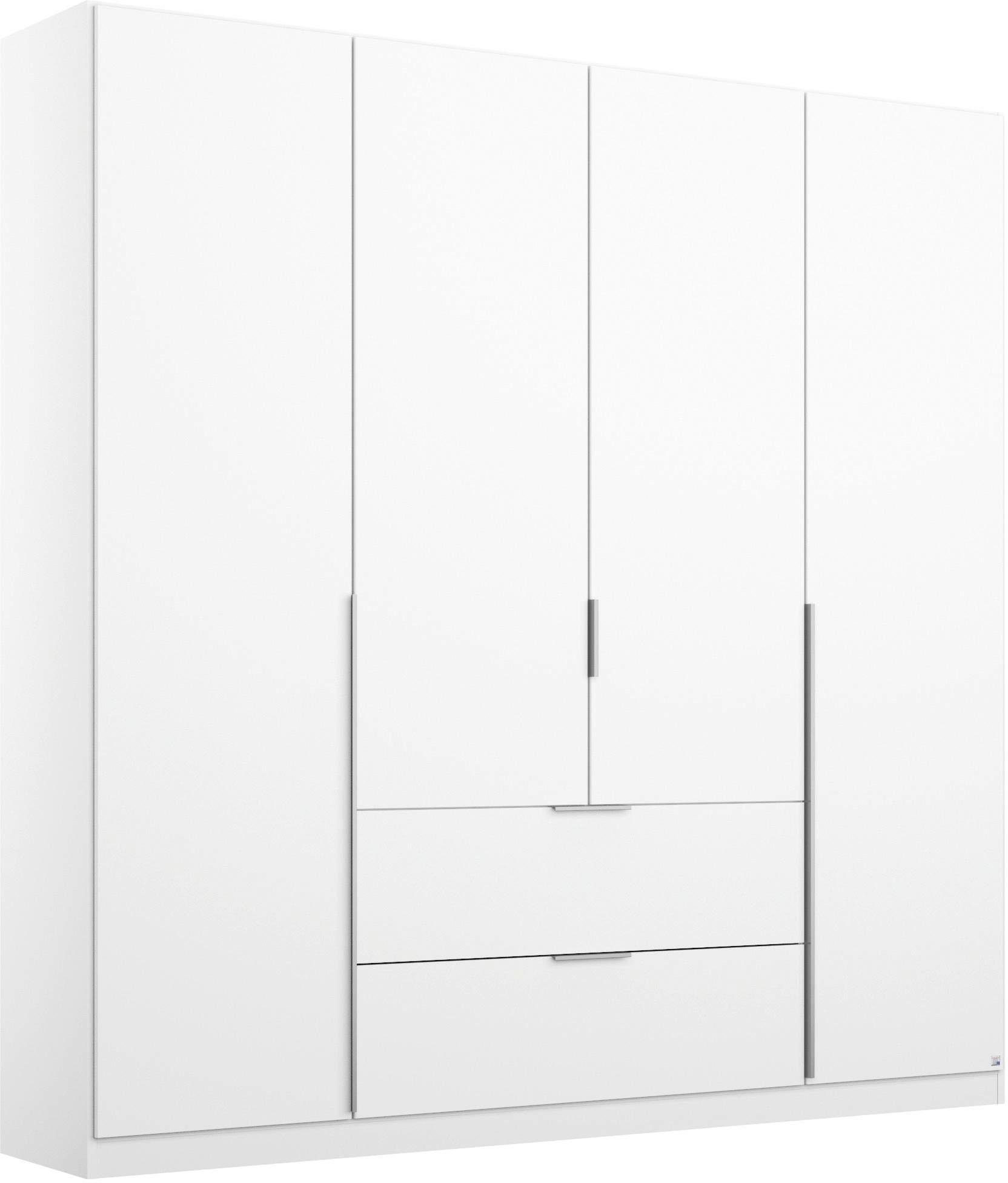 rauch Drehtürenschrank Kleiderschrank Schrank Ankleide Garderobe Schlafzimmerschrank MEMPHIS (Breiten: 181/225/270 cm, Höhe 210 cm) mit Schubladen und Stangengriffen, viel Stauraum MADE IN GERMANY