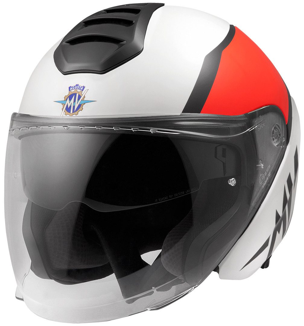 Schuberth Motorradhelm M1 MV Jethelm, vorbereitet für Kommunikationssystem,integriertes Sonnenvisier
