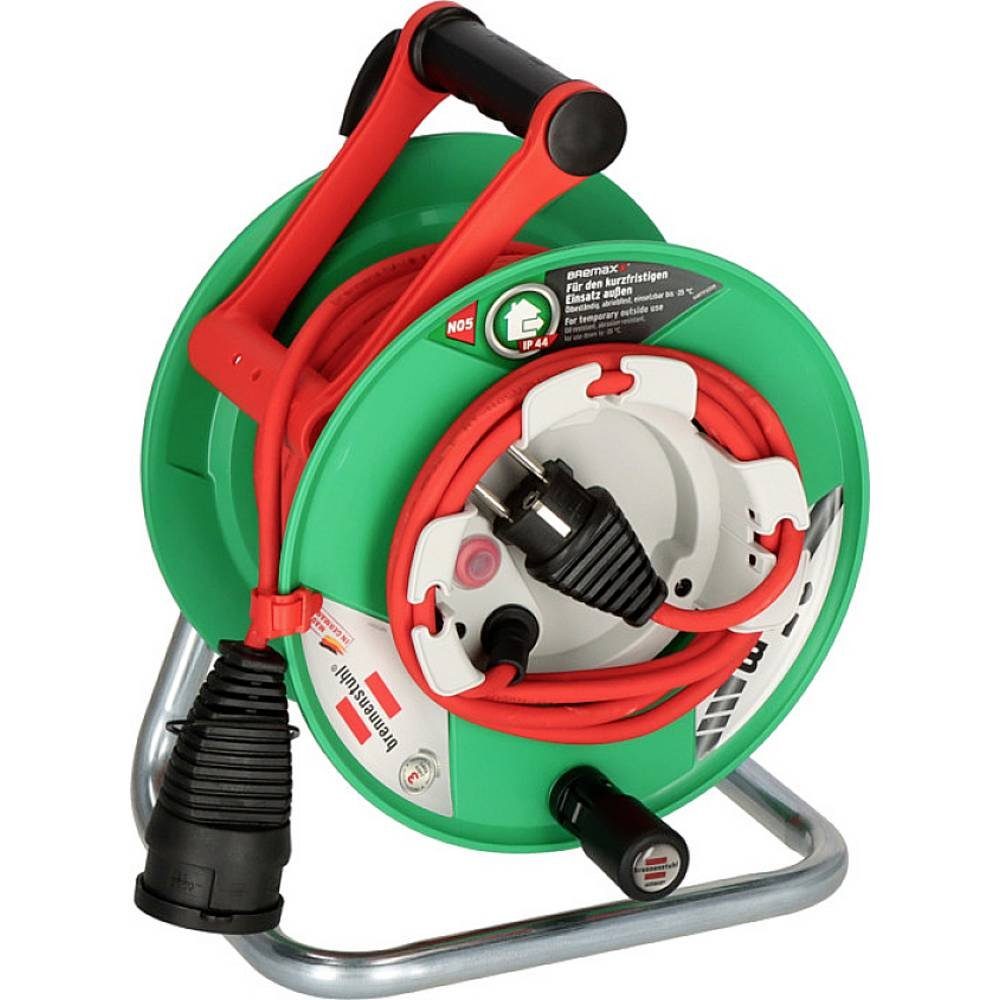 Brennenstuhl Garant G IP44 Gartenkabeltrommel 1148370 Kabeltrommel (Kabellänge 25.00 m), UV-Beständig
