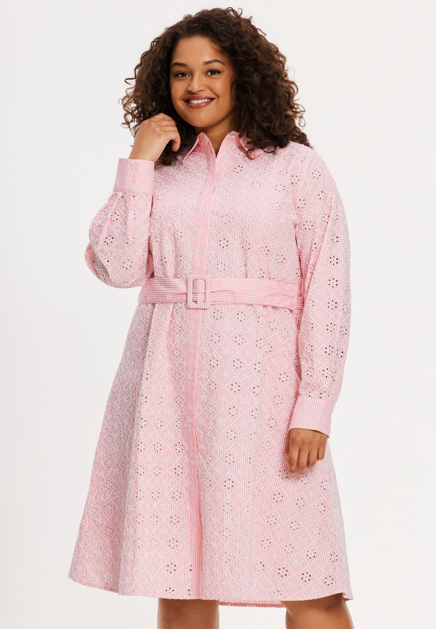 YOEK A-Linien-Kleid Damen Kleid Flare Fit Bio-Baumwolle