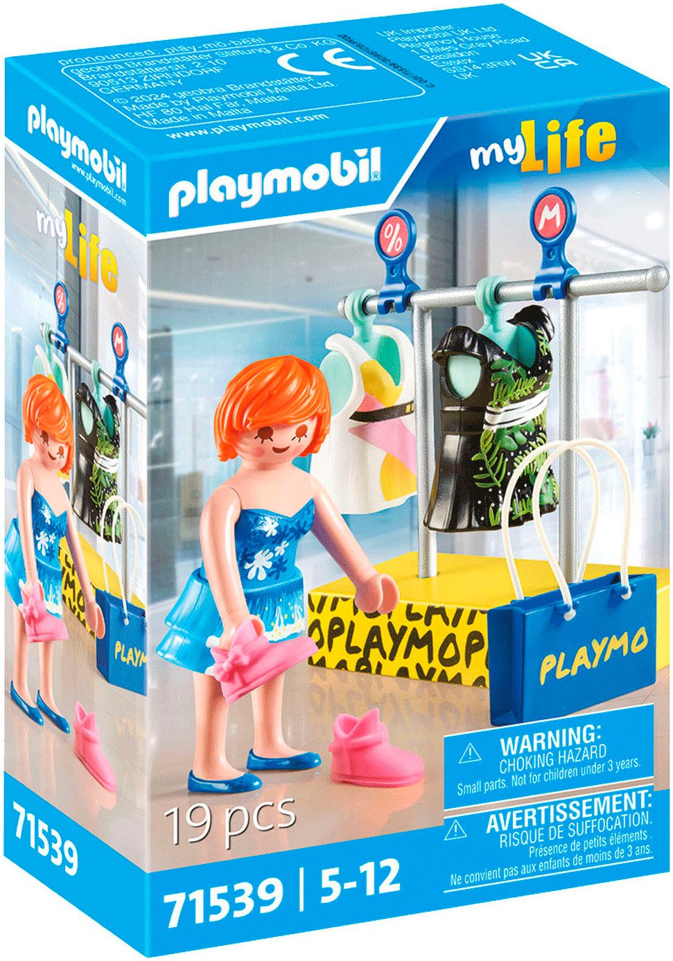 Playmobil® Kleidershopping (71539), My Life Konstruktions-Spielset, (19 St) günstig online kaufen