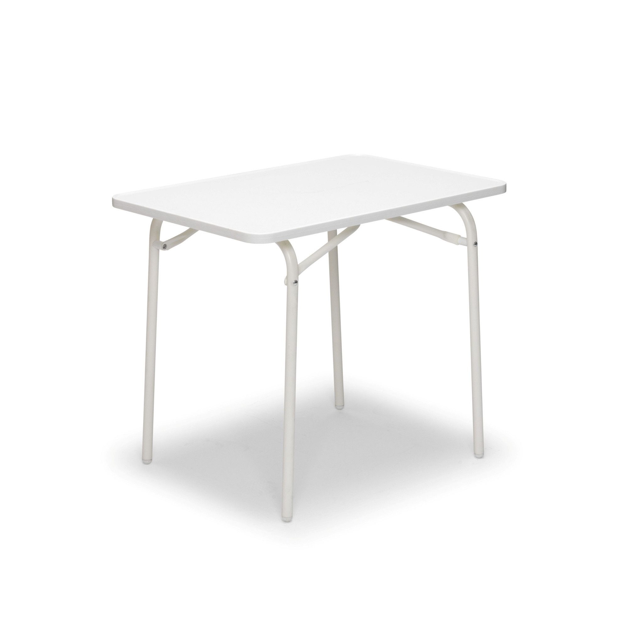 Barths Campingtisch Kinder Campingtisch 60x40 cm Weiß klappbar für Garten & Camping, Klappbar, wetterfest, pflegeleicht und sofort einsatzbereit