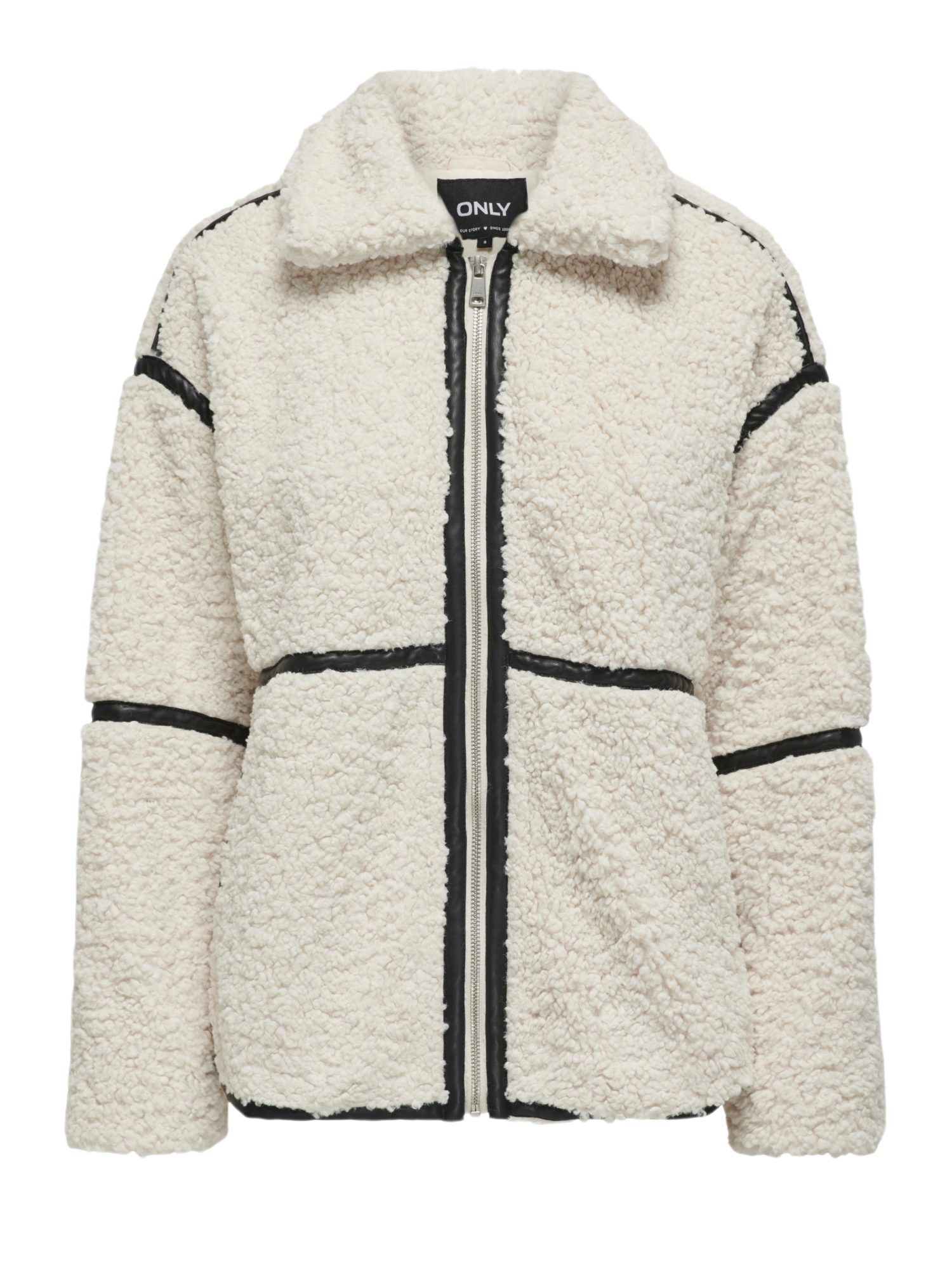 ONLY Kurzjacke 2026 4_PREFALL weiß,Casual,Polyester,Unifarben,Kent,Lang,Regular Fit