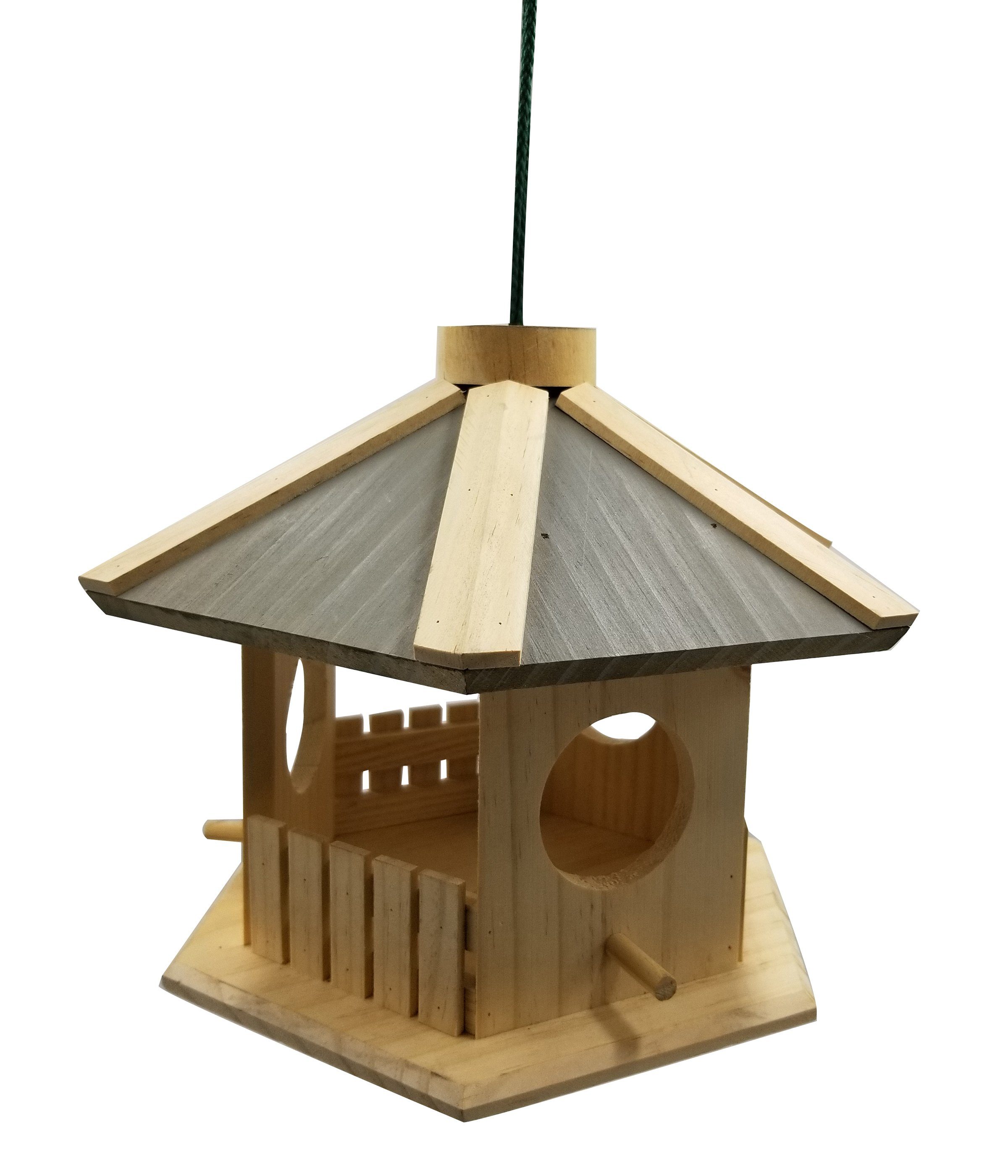Dehner Vogelhaus Natura Dakota für Wildvögel, 30 x 26 x 22, Holz günstig online kaufen