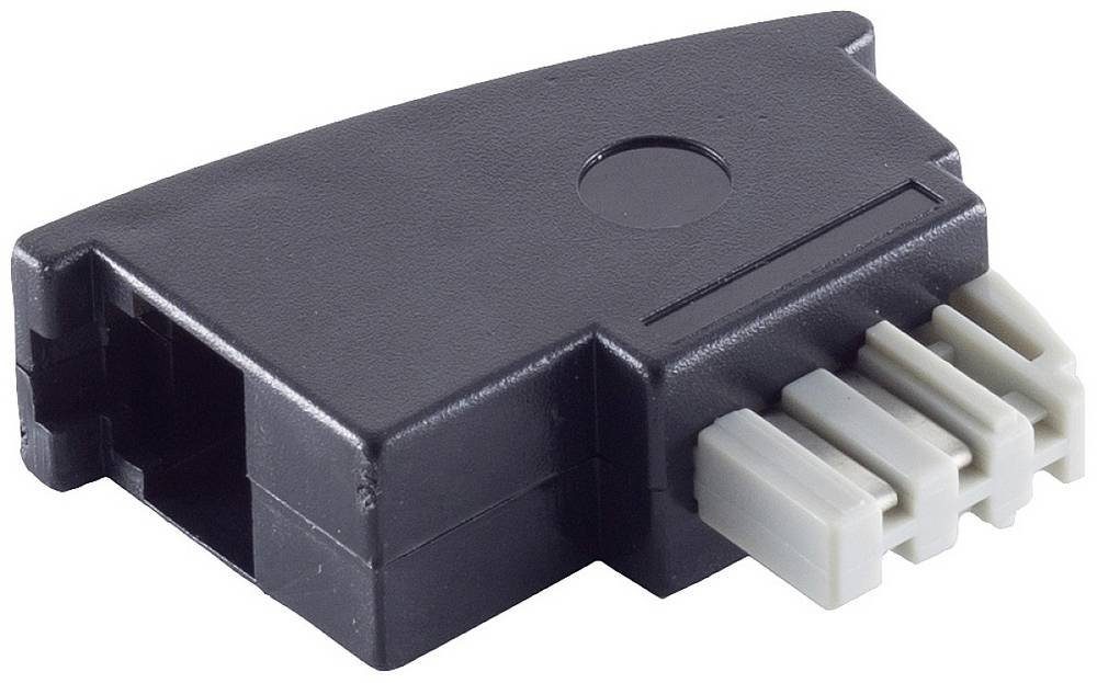 shiverpeaks® Shiverpeaks Fax Adapter [1x TAE-N-Stecker - 1x RJ11-Buchse 6p4c] Schw Festnetztelefon