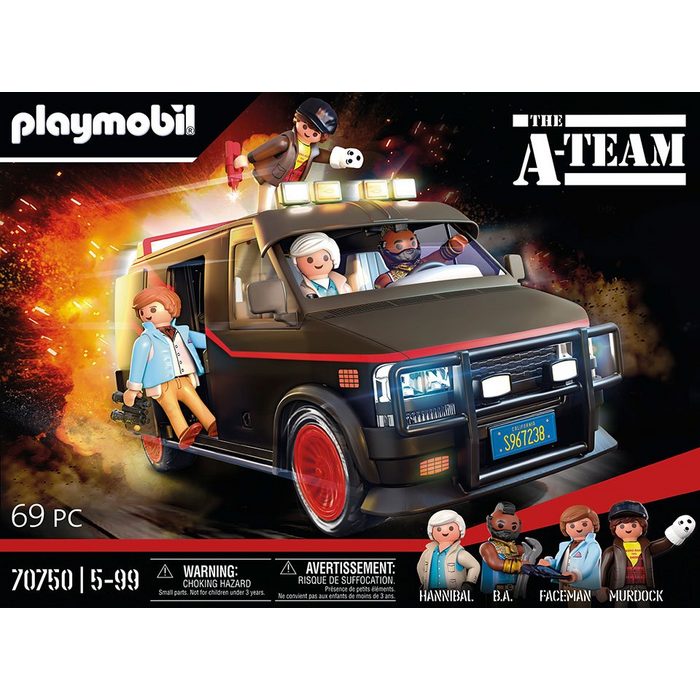 Playmobil® Konstruktions-Spielset A-Team Van (70750) (69 St) Made in Europe CU8977