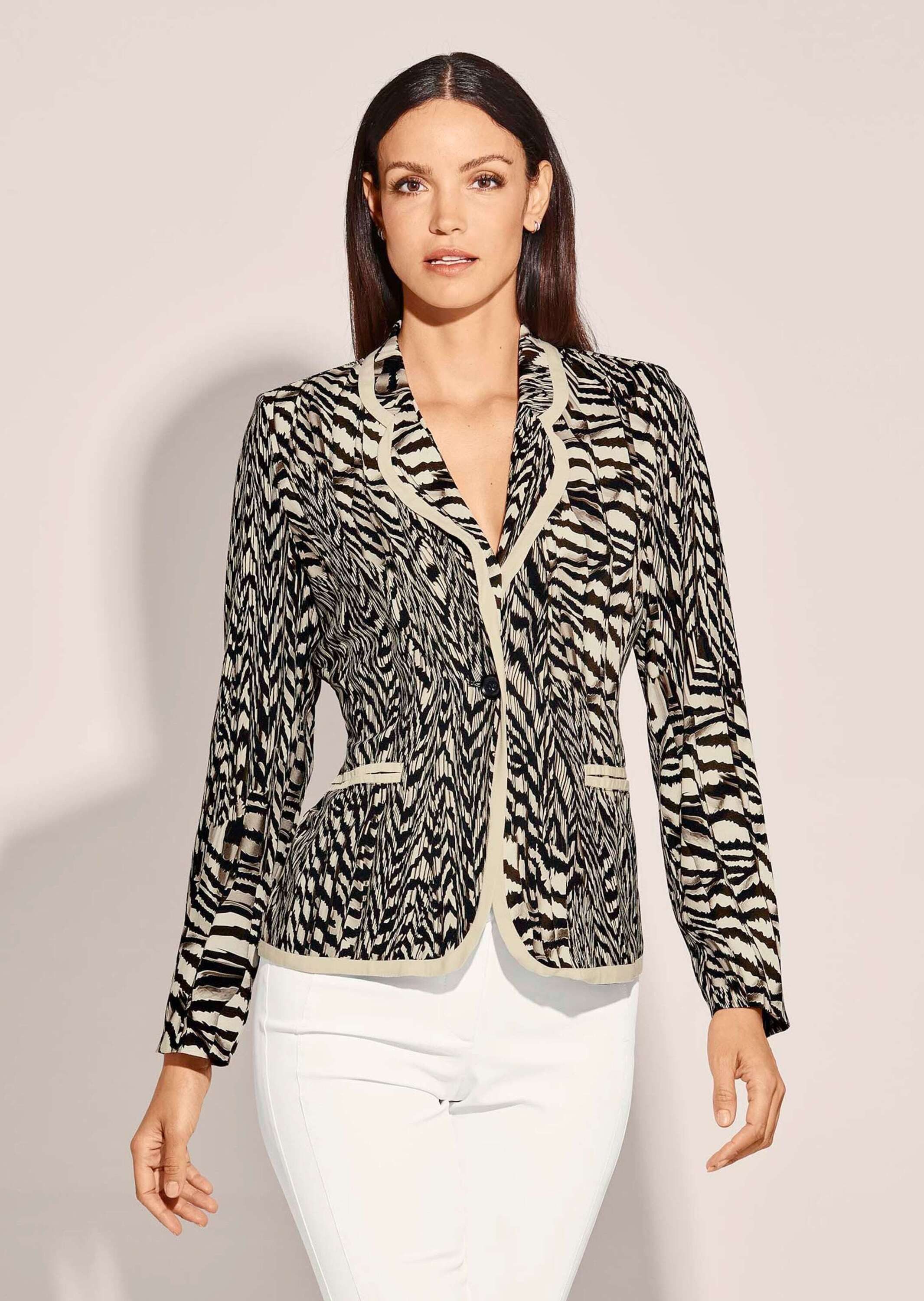 MADELEINE Kurzblazer Sommerlicher Blazer mit kontraststarkem günstig online kaufen