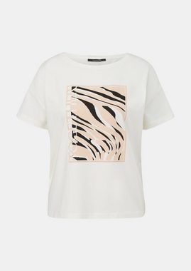 Comma Kurzarmshirt T-Shirt mit Frontprint