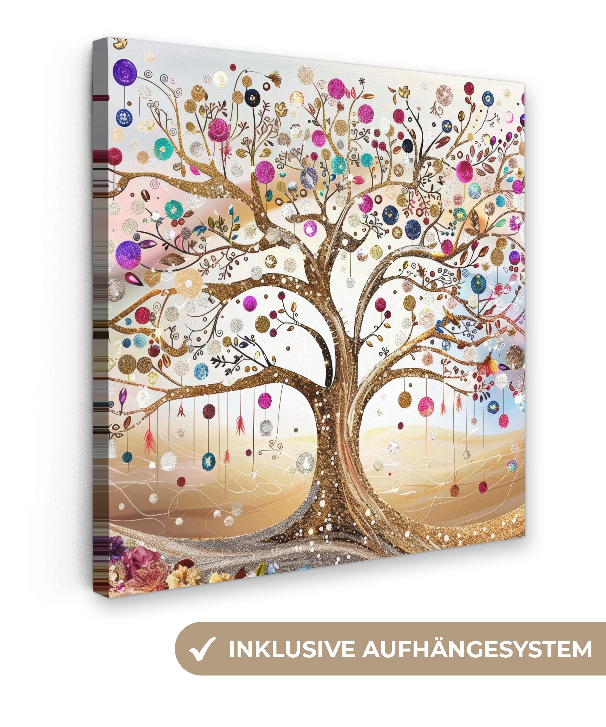OneMillionCanvasses® Leinwandbild Baum des Lebens - günstig online kaufen