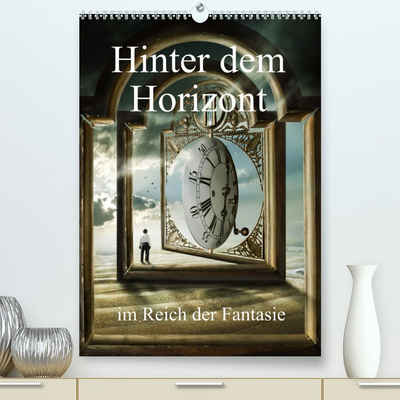CALVENDO Wandkalender Hinter dem Horizont im Reich der Fantasie (Premium, hochwertiger DIN A2 Wandkalender 2023, Kunstdruck in Hochglanz)