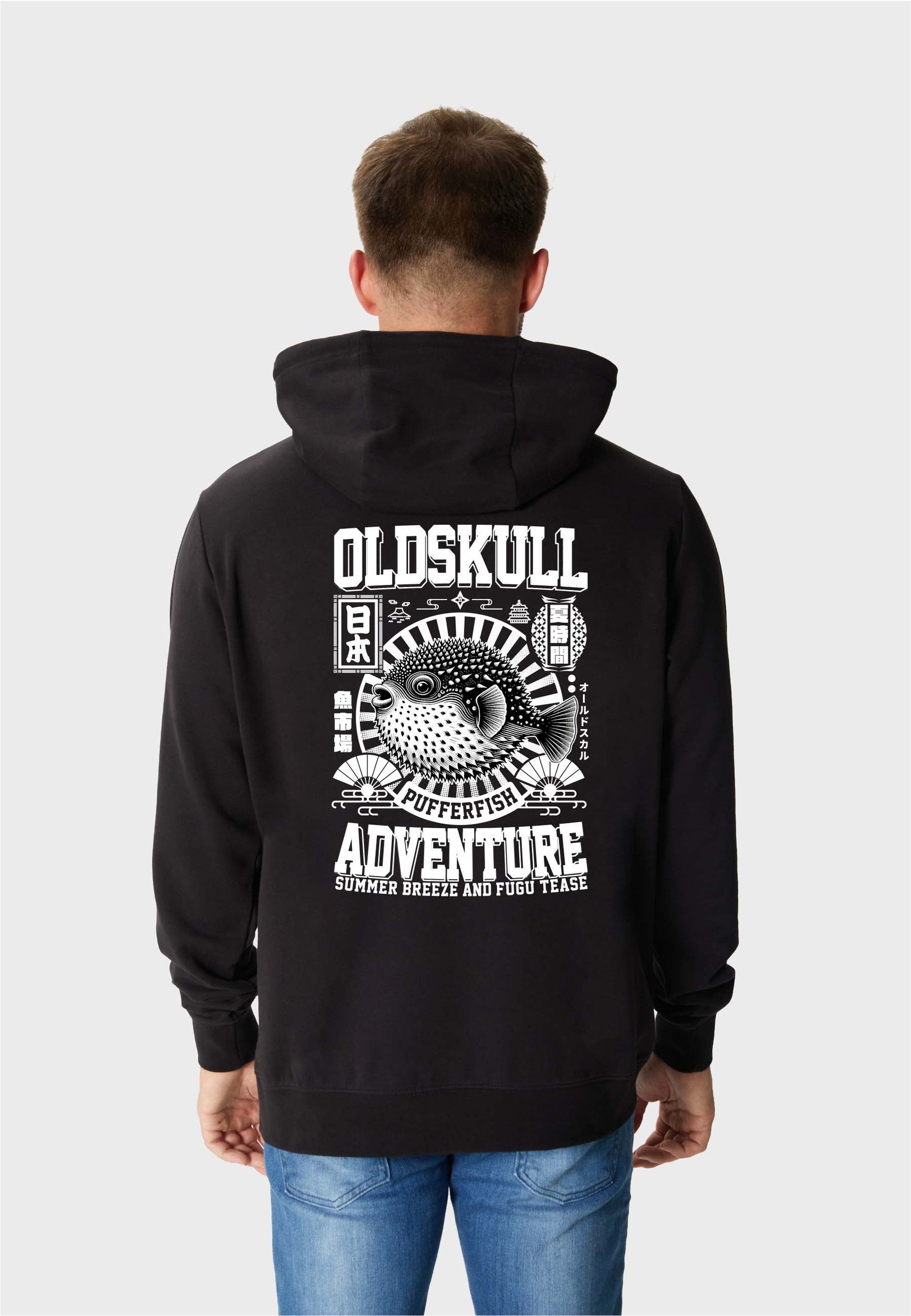 Oldskull Kapuzensweatshirt WRLDVIBE SPIKY (1-tlg) mit coolem Print günstig online kaufen