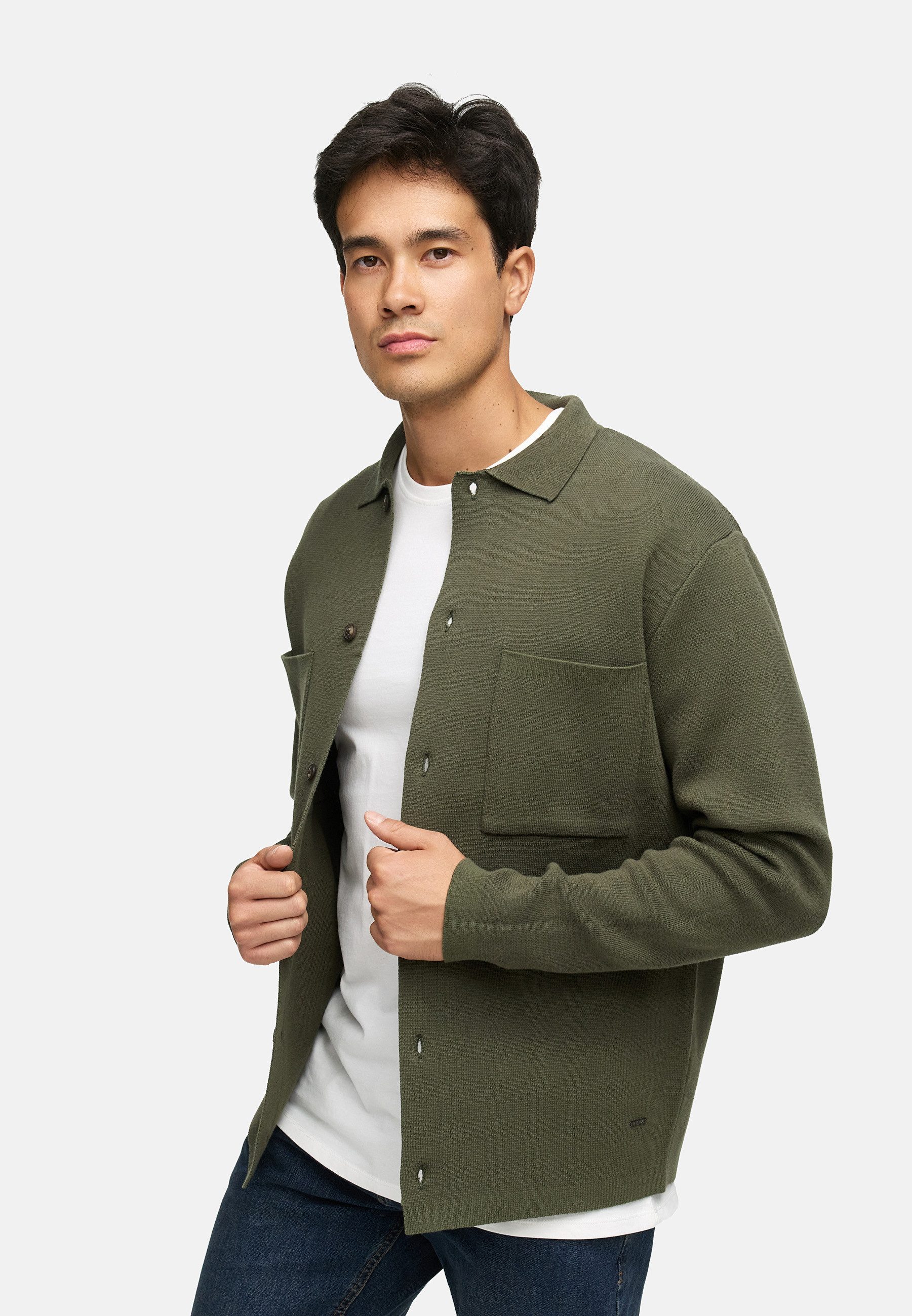 Indicode Sommerjacke Herren INBellino Cardigan Herrenstrickjacke Moderne St günstig online kaufen