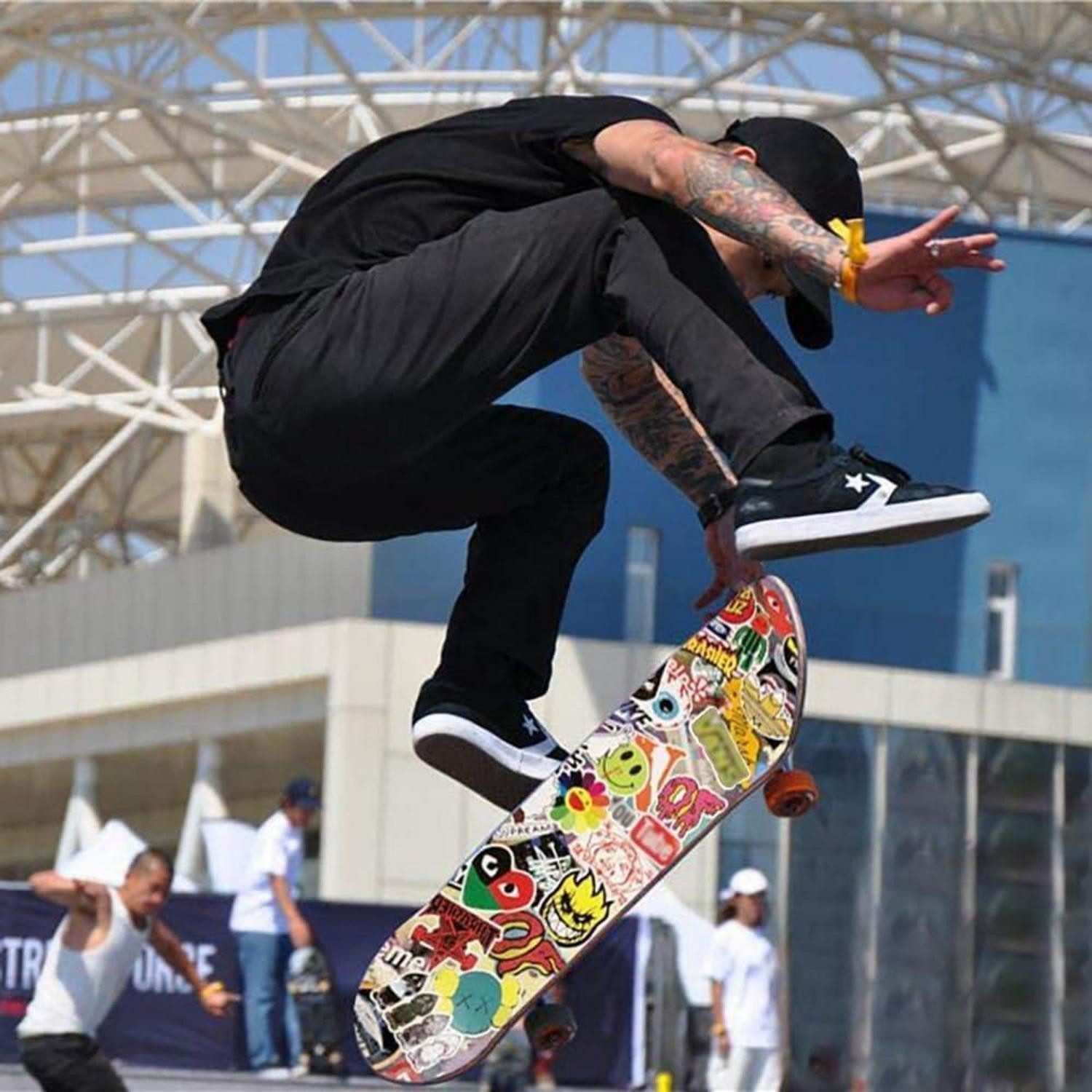 LuxusKollektion Laptop-Aufkleber Aufkleber Set 101 Teile wasserdicht Vinyl für Auto Motorrad Laptop