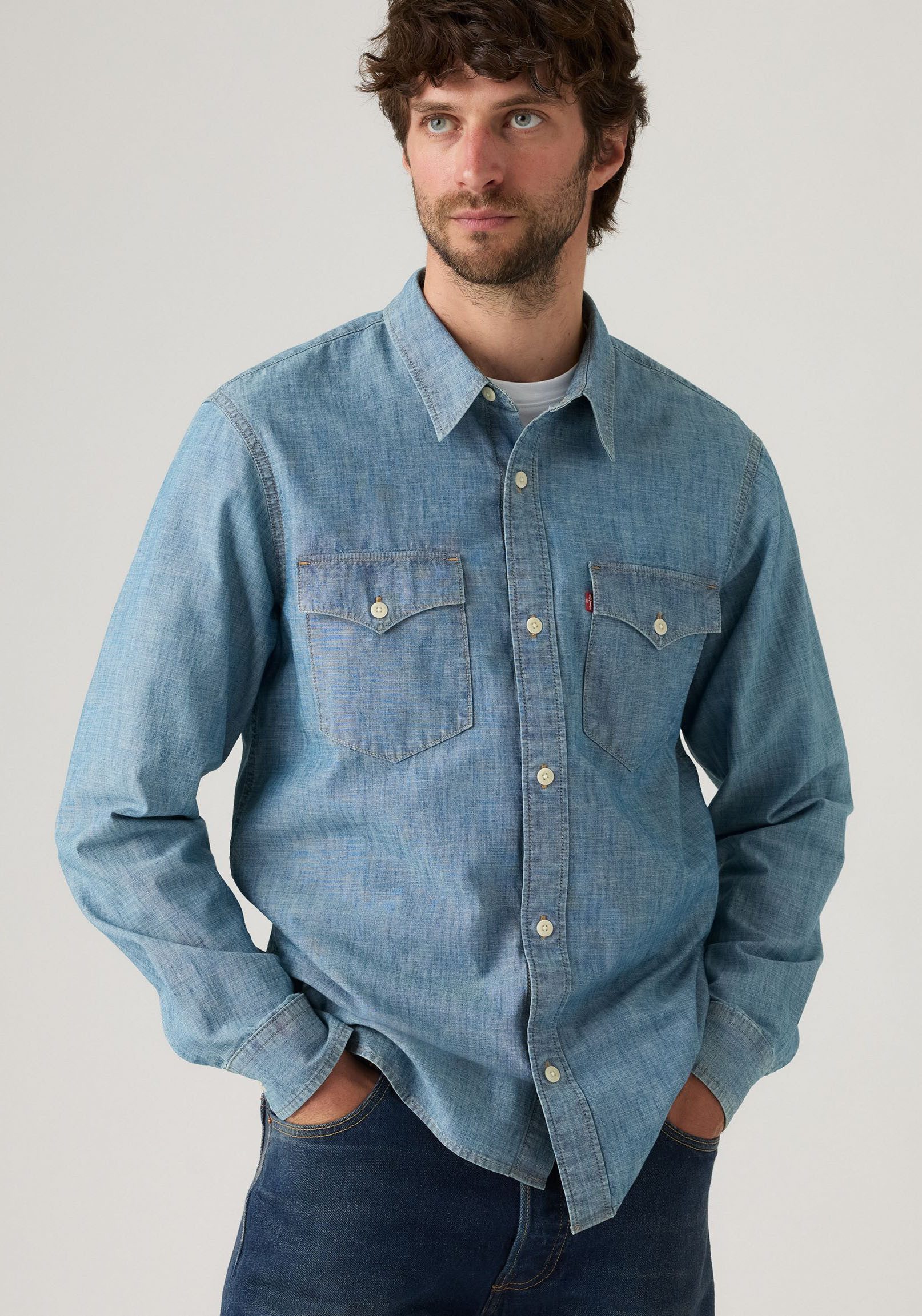Levi's® Jeanshemd RELAXED FIT WESTERN im Western-Stil günstig online kaufen