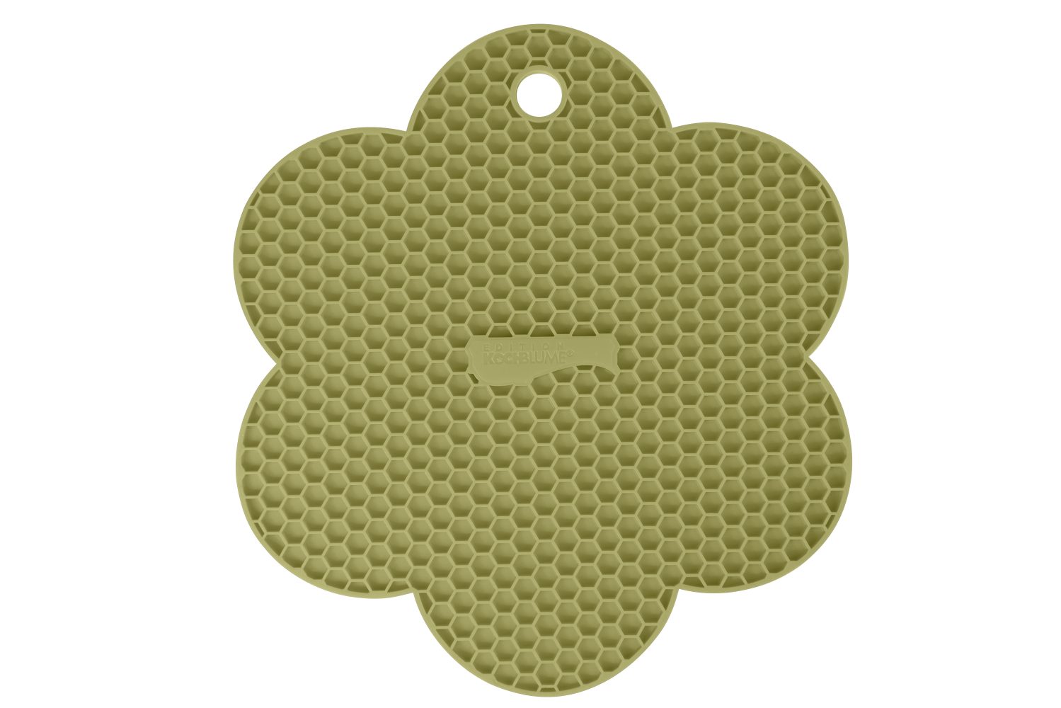 Kochblume Topflappen Waben-Untersetzer Blume Olive günstig online kaufen