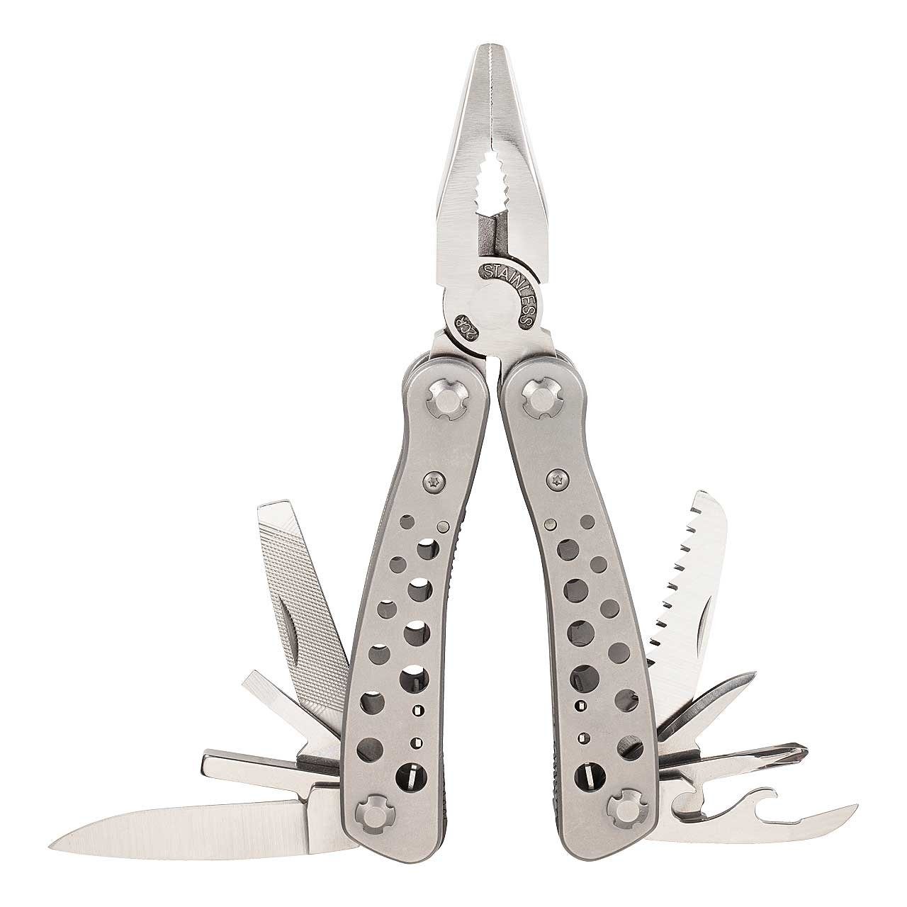 Herbertz Multitool Herbertz Multitool 9 Funktionen Edelstahl mit Bitsatz