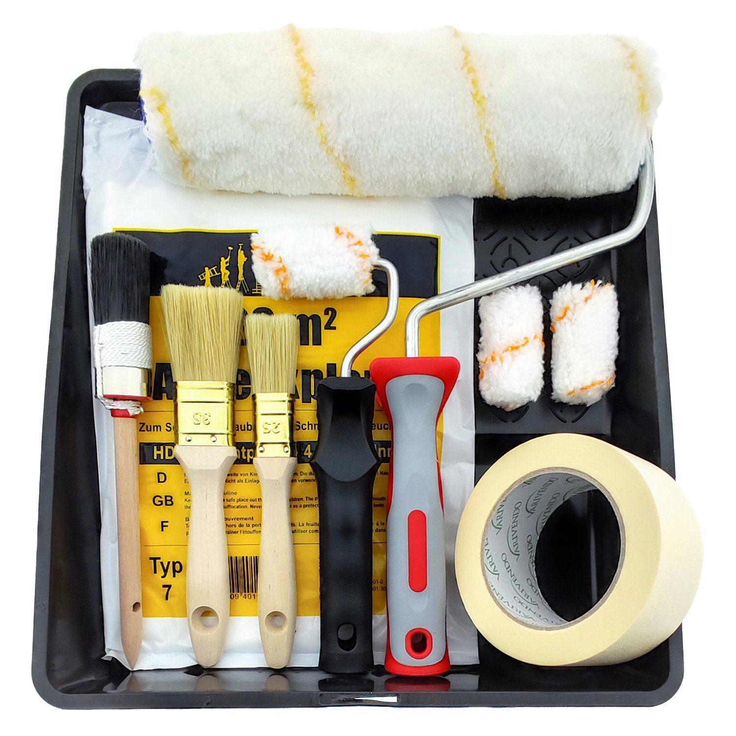 Fassadenwalze 12-tlg. Malerset