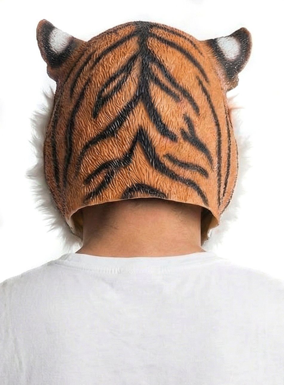 Metamorph Verkleidungsmaske Sibirischer Tiger, Realistisch gestaltete Vollmaske