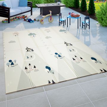 Kinderteppich Spielmatte Kinder Matte Faltbar, Paco Home, rechteckig, Höhe: 5 mm