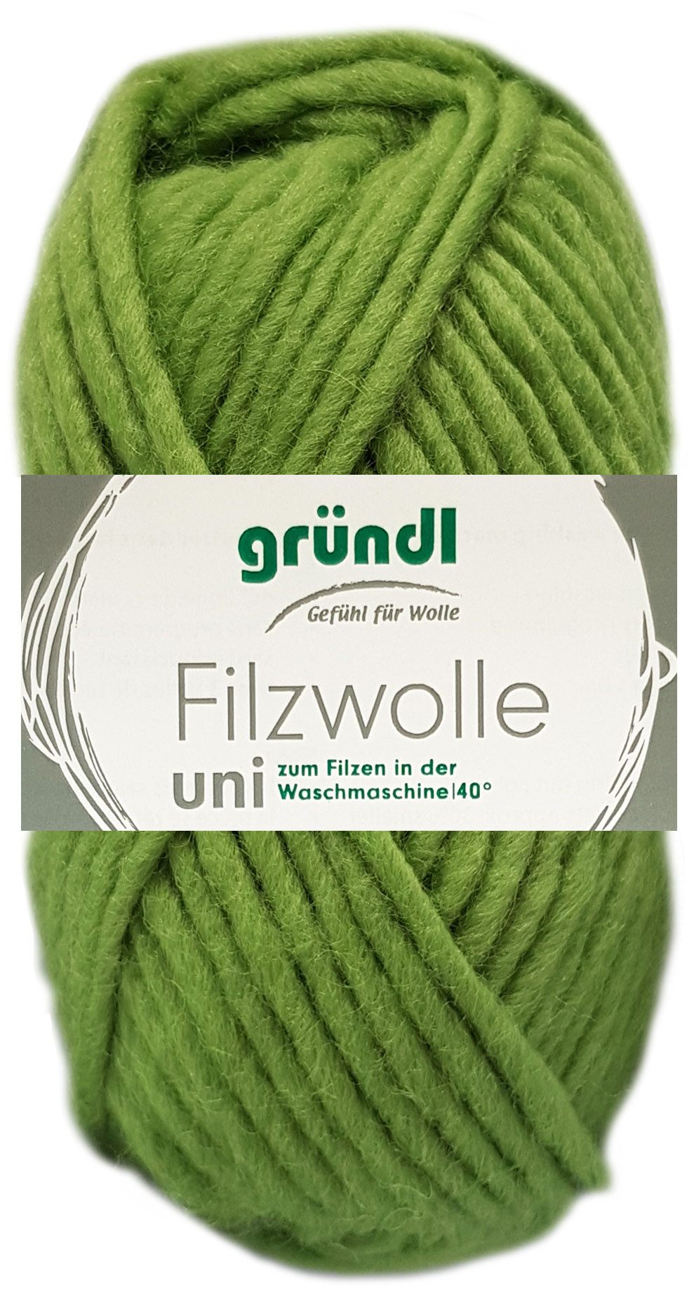 Gründl 50 Gramm Gründl Filzwolle Uni Farbauswahl Bastelgarn