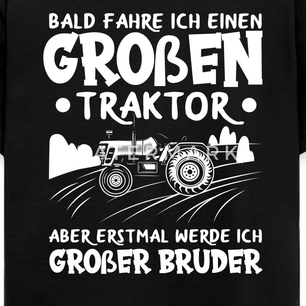 Spreadshirt T-Shirt Ich Werde Großer Bruder Traktor Geschenk Kinder T-Shirt (1-tlg) Fällt klein aus. Wir empfehlen, eine Größe größer zu bestellen. – Bild 2 von 5