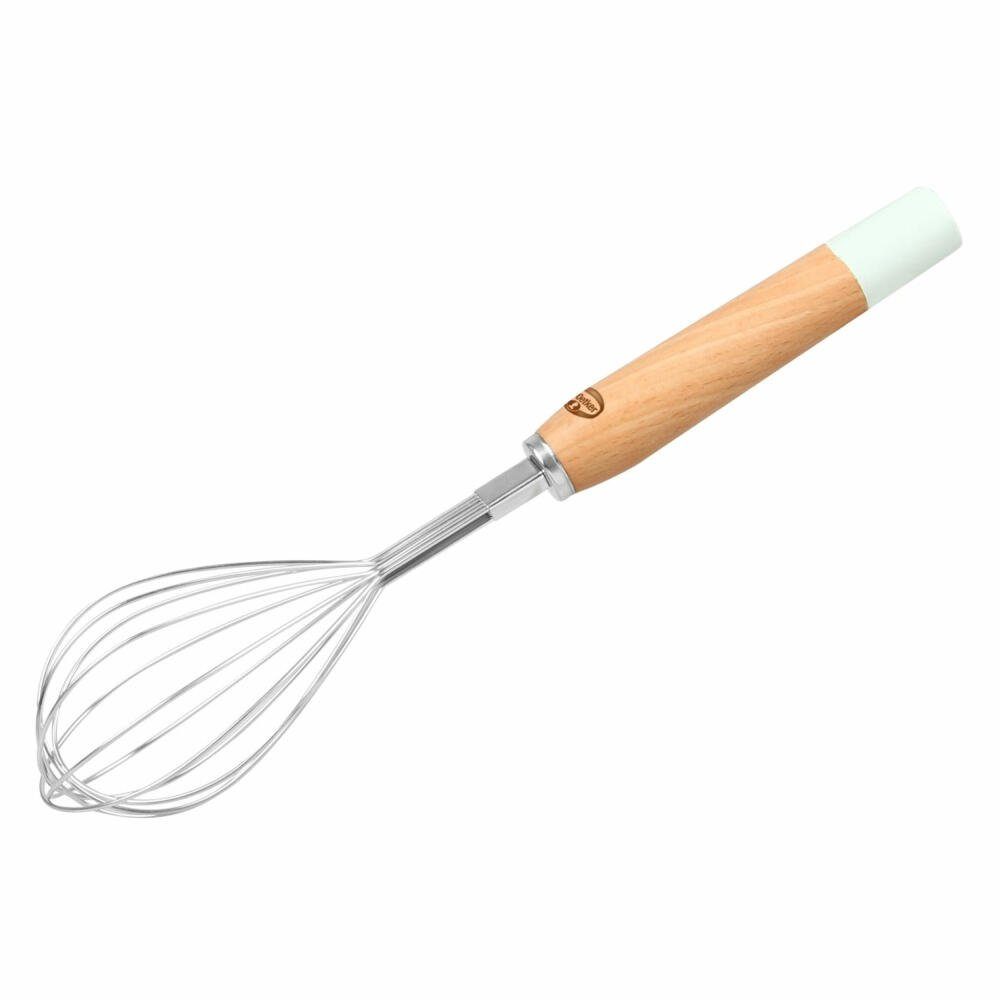 Dr. Oetker Schneebesen Retro mit Holzgriff Silber 27cm