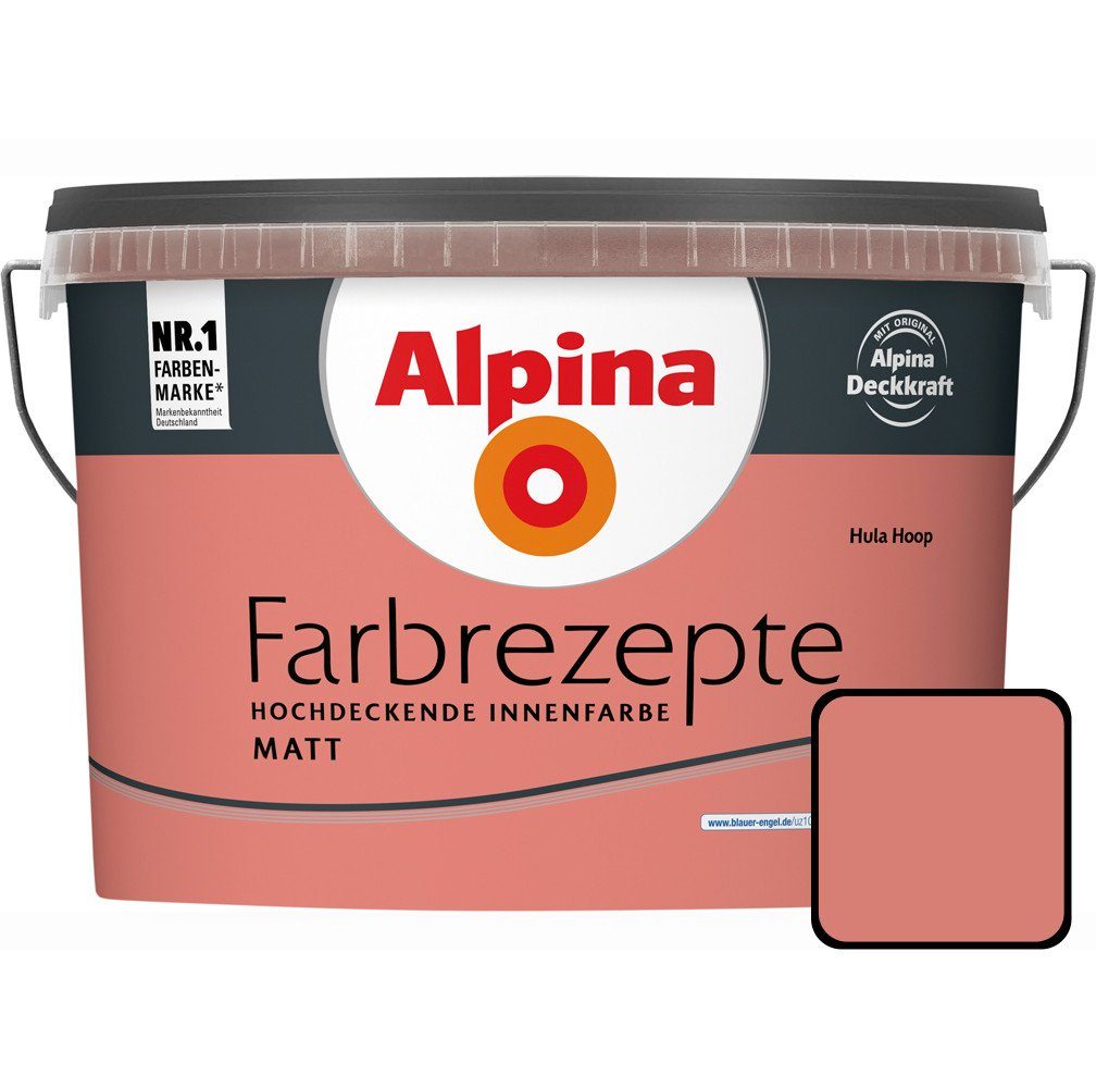 Wandfarbe Alpina Farbrezepte Hula Hoop matt 2,5 L