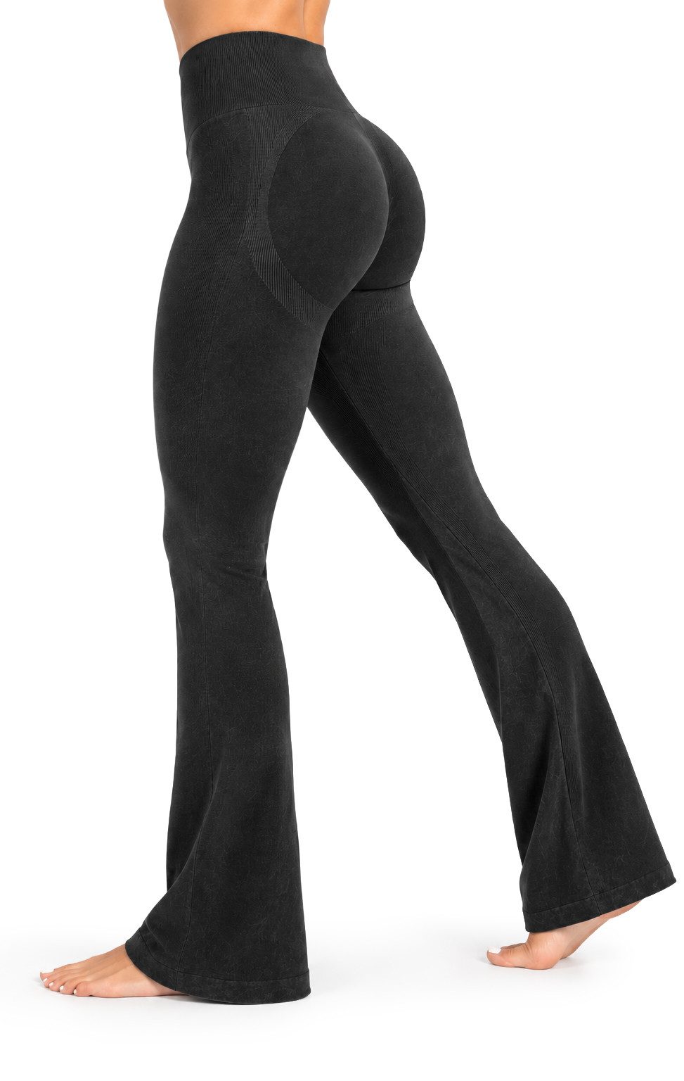 Smilodox Leggings Aylin Scrunch, Leggings mit Booty Push Effekt, Gym, Yoga & Freizeit Scrunch Naht, Booty Push, Weites Bein, Elastisch, High Waist