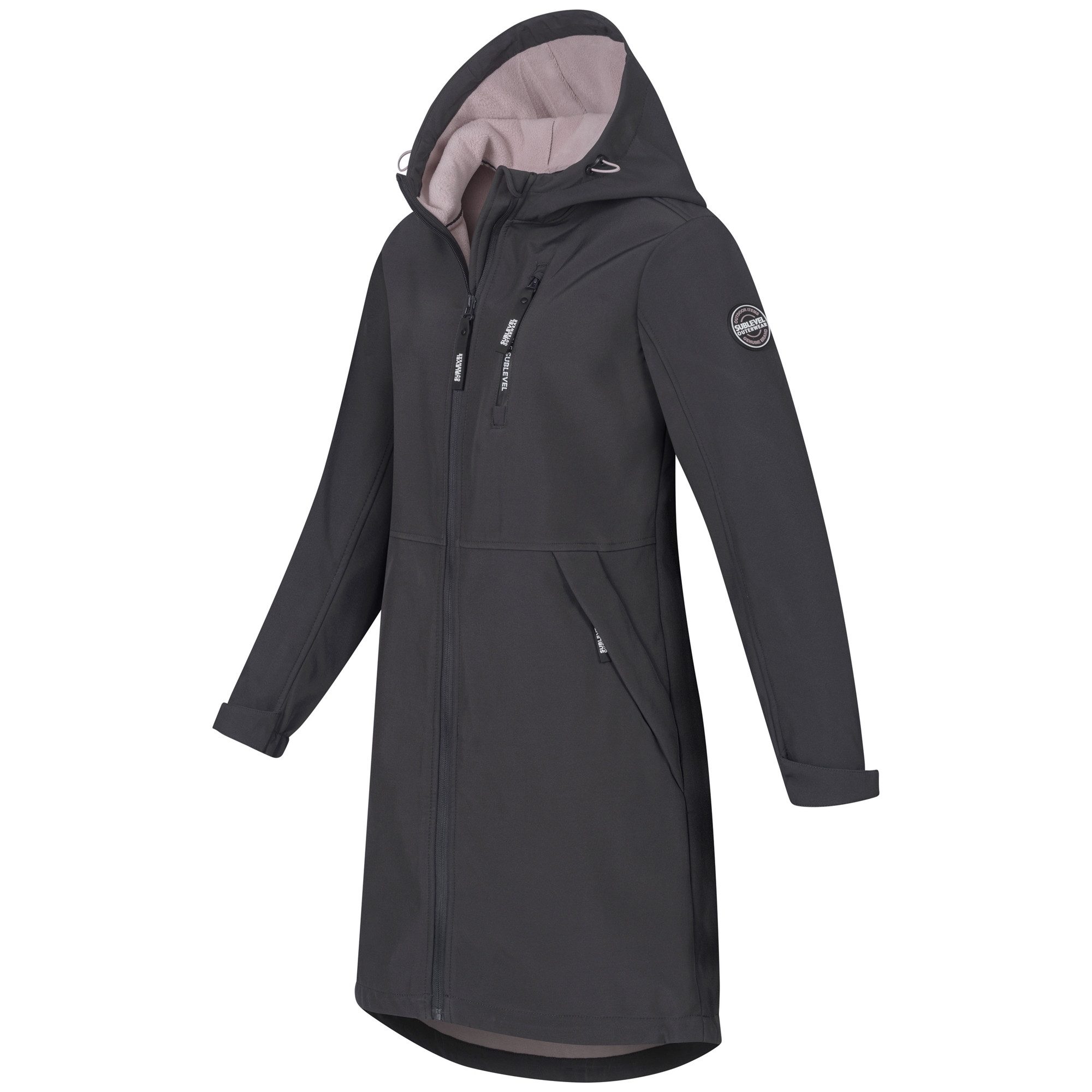 SUBLEVEL Softshelljacke Damen Jacke Übergangs Frühling Herbst Outdoor Regen günstig online kaufen