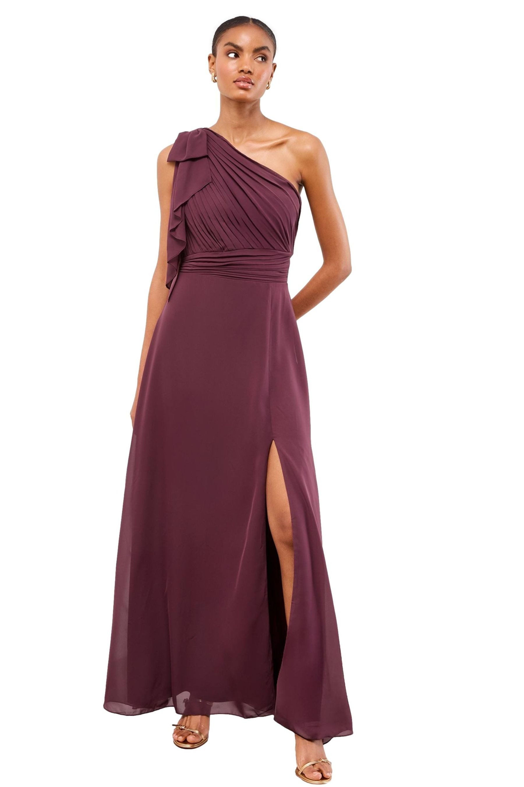 LIPSY One-Shoulder-Kleid Lipsy Maxikleid für Hochzeit/Brautjungfer, Petite günstig online kaufen
