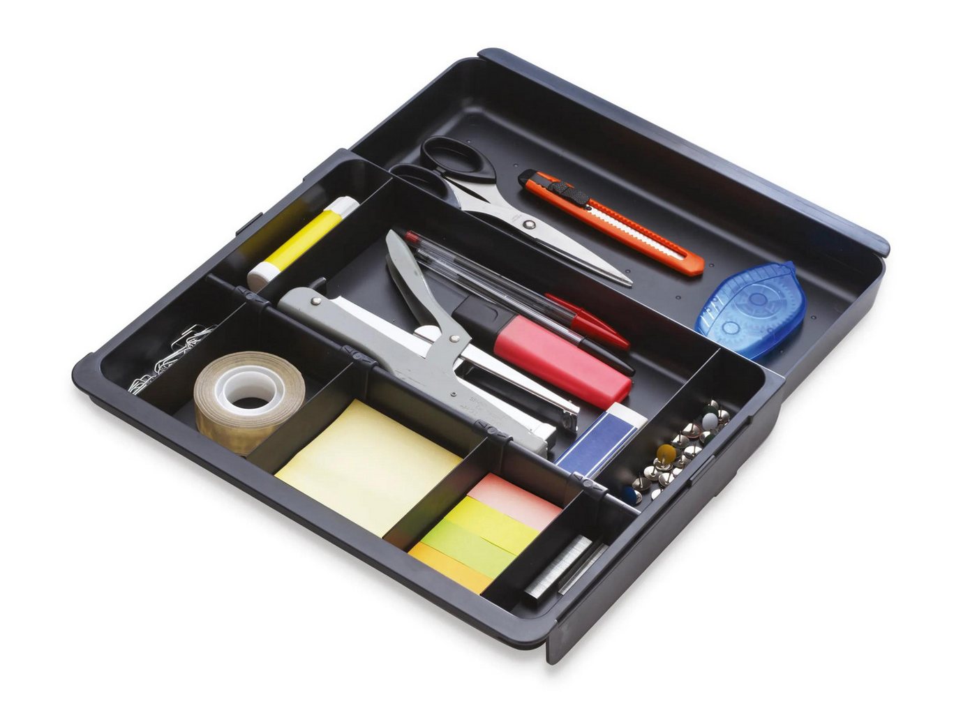 Thumbnail - EXACOMPTA Organisationsmappe 6x Schubladeneinsatz DRAWINSERT - Schwarz - 316014D, Boxen stappelbar