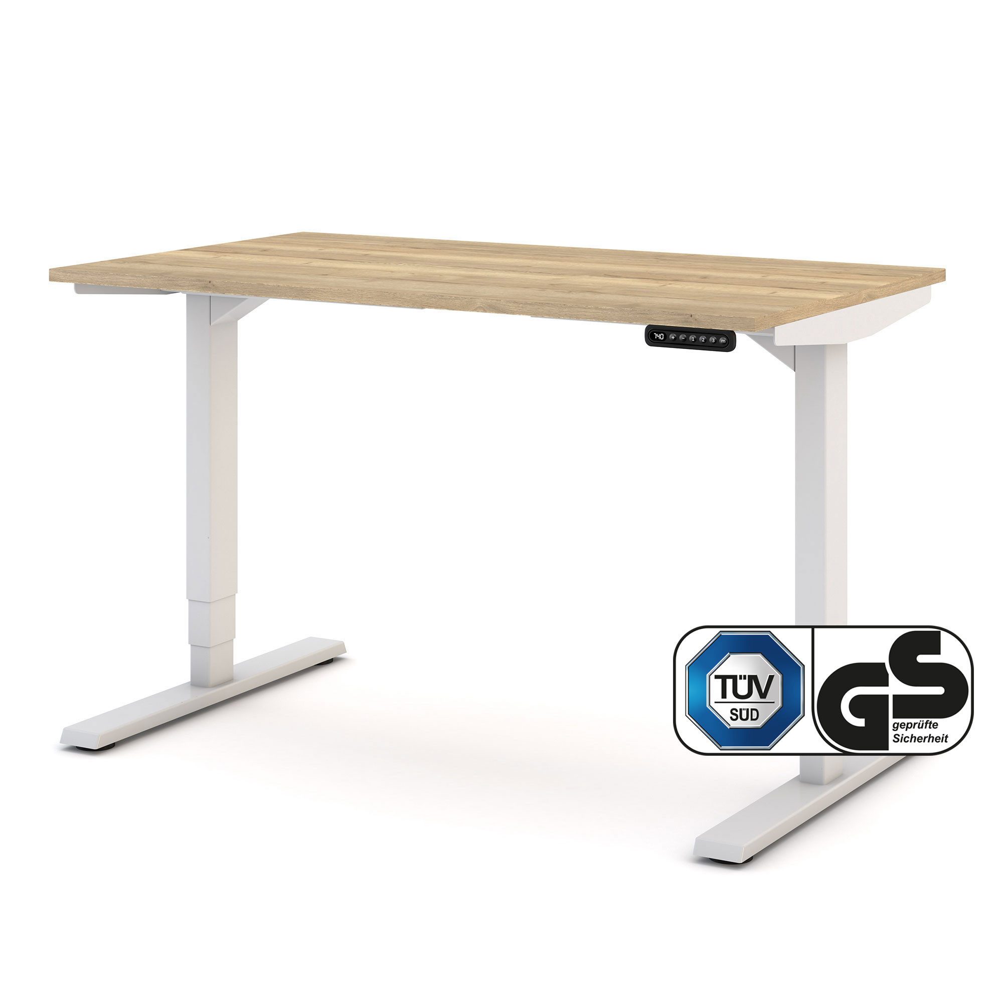 ASSMANN Büromöbel Schreibtisch Y-LINE (120x70cm Weiß günstig online kaufen