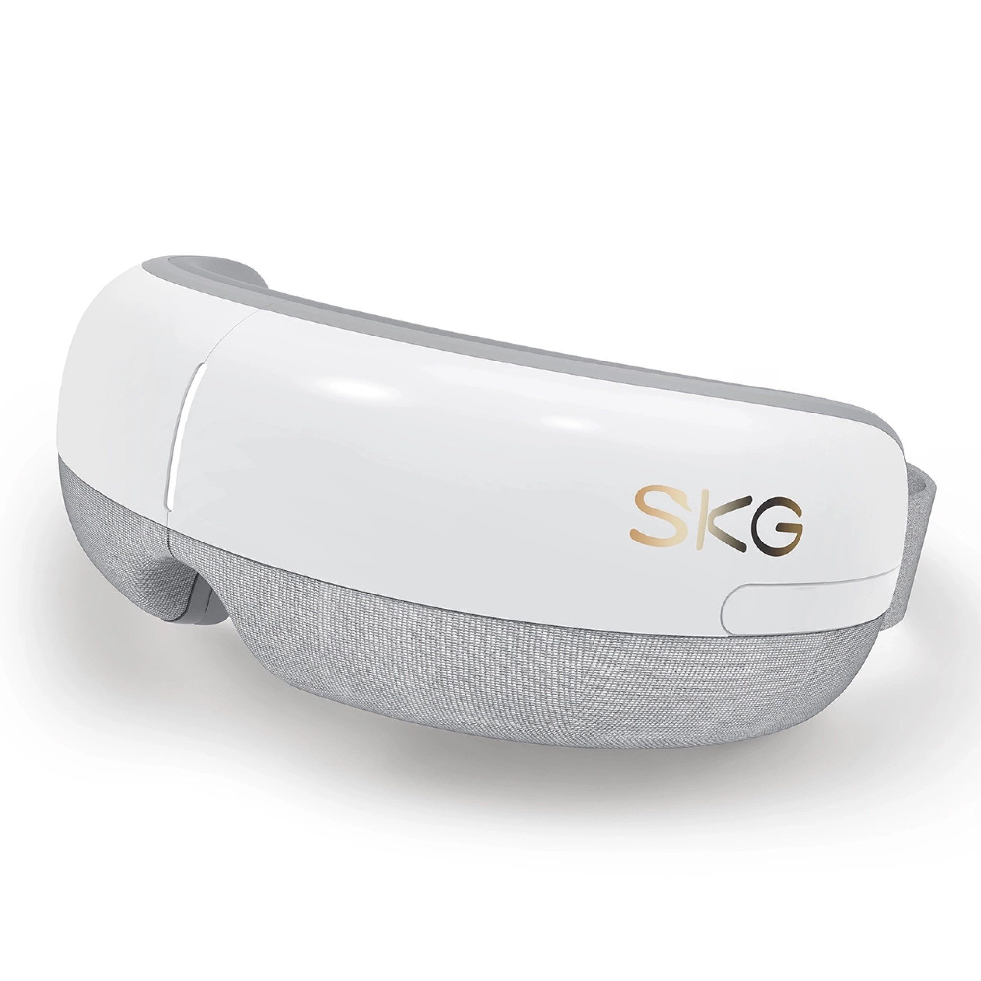 SKG Gesichtsmassagegerät SKG E3-EN Augenmassagegerät mit Kompresse und Musik – Weiß 1100 mAh