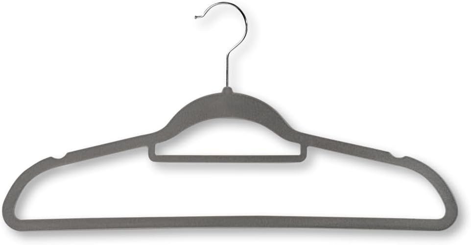 KESPER® Kleiderbügel Kleiderbügel 6er Pack, Maße: 45,5 cm, Grau, (1-tlg)