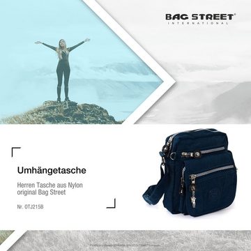 BAG STREET Umhängetasche Bag Street Damen Herren Crossover (Umhängetasche), Umhängetasche Nylon, blau ca. 15cm x ca. 18cm
