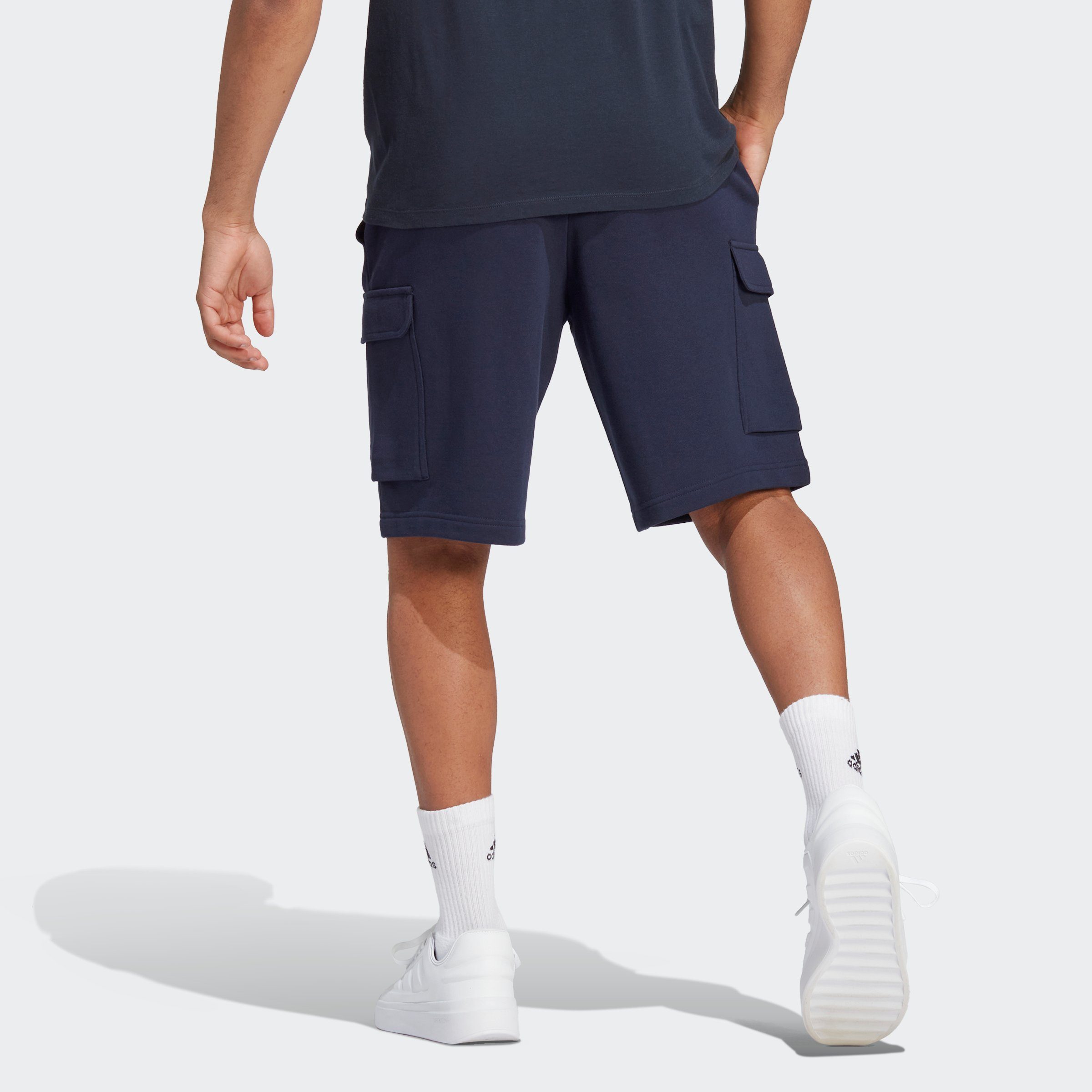 Shorts TERRY adidas Ink FRENCH CARGOSHORTS Legend (1-tlg) ESSENTIALS Sportswear