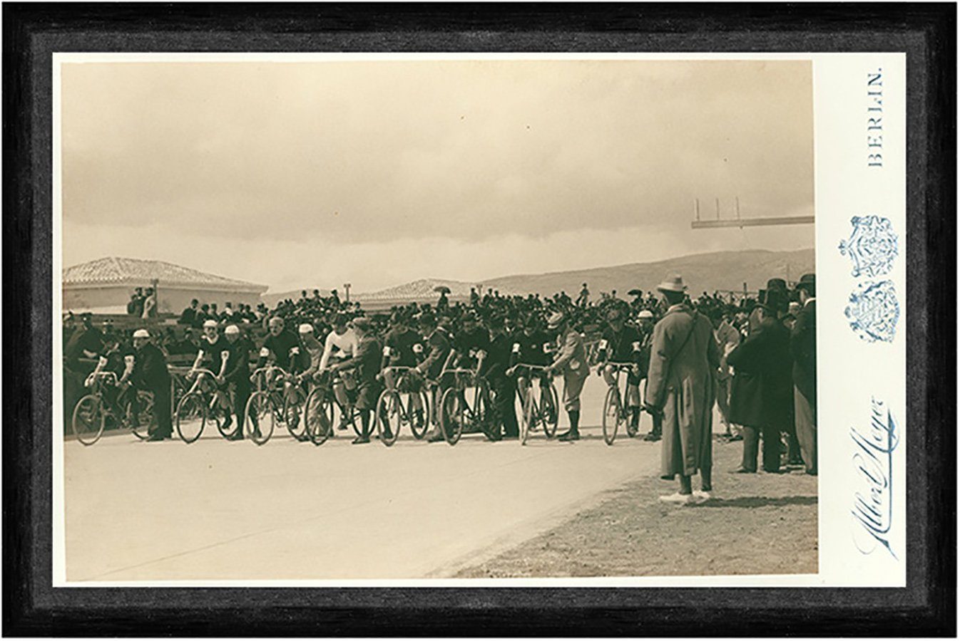 Kunstdruck Olympic Games, 1896 cyclists beginning the twelvehour race