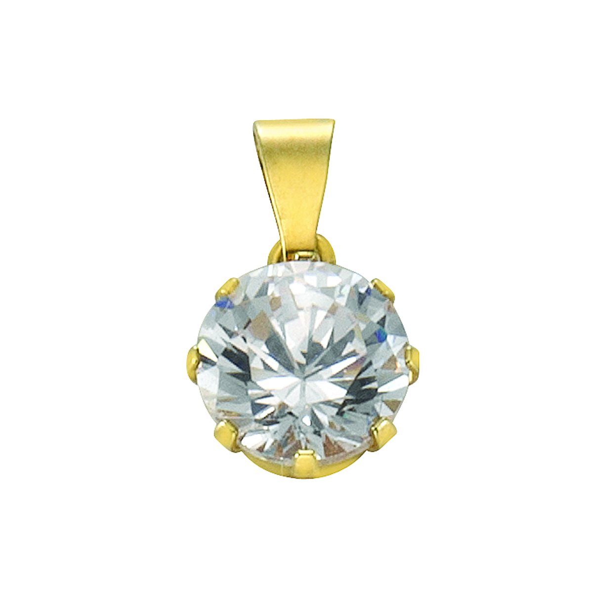 Vivance Kettenanhänger 333 Gold mit Zirkonia günstig online kaufen
