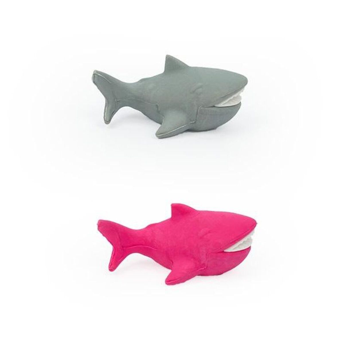 Trendhaus Radiergummi Trendhaus Radierer Sharky Haifisch grau oder rosa, 1 Stück, 2-fach sor