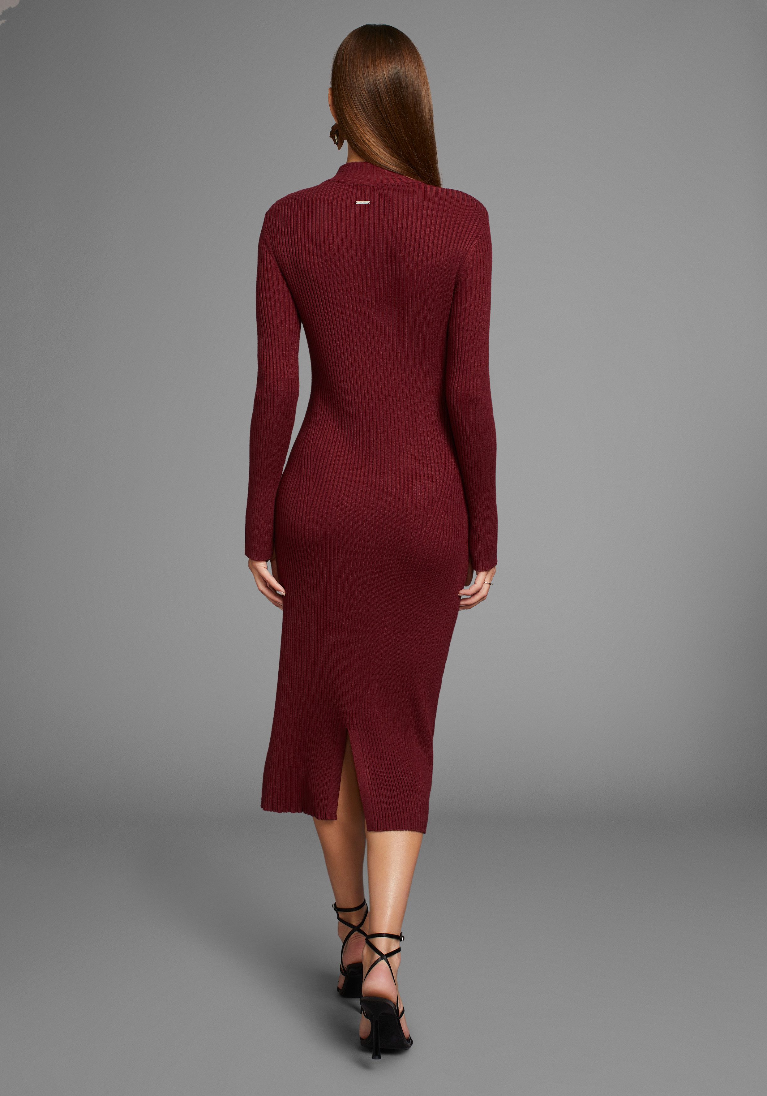 HECHTER PARIS Strickkleid mit Gehschlitz günstig online kaufen