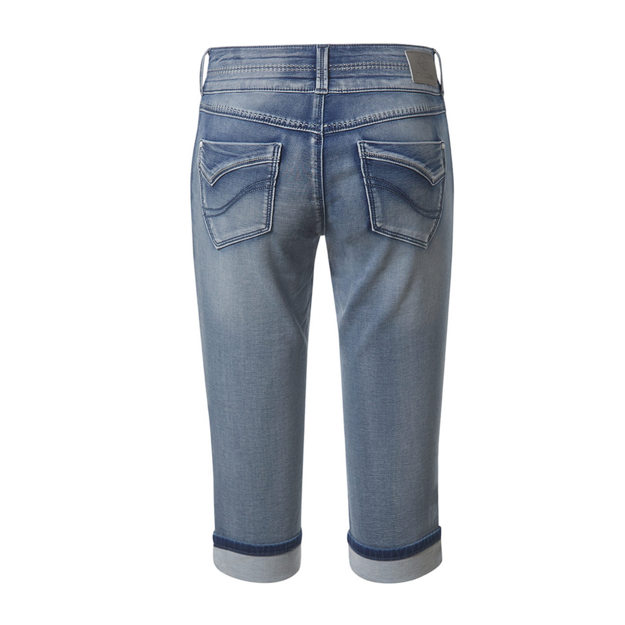 TIMEZONE Caprijeans EnyaTZ 3/4 – aqua blue wash