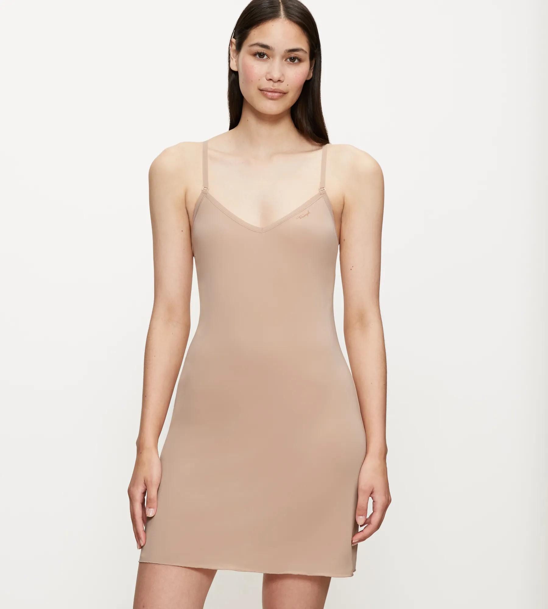 Triumph Unterkleid Body Make-Up T Dress 02 nahezu unsichtbar, tiefer V-Ausschnitt