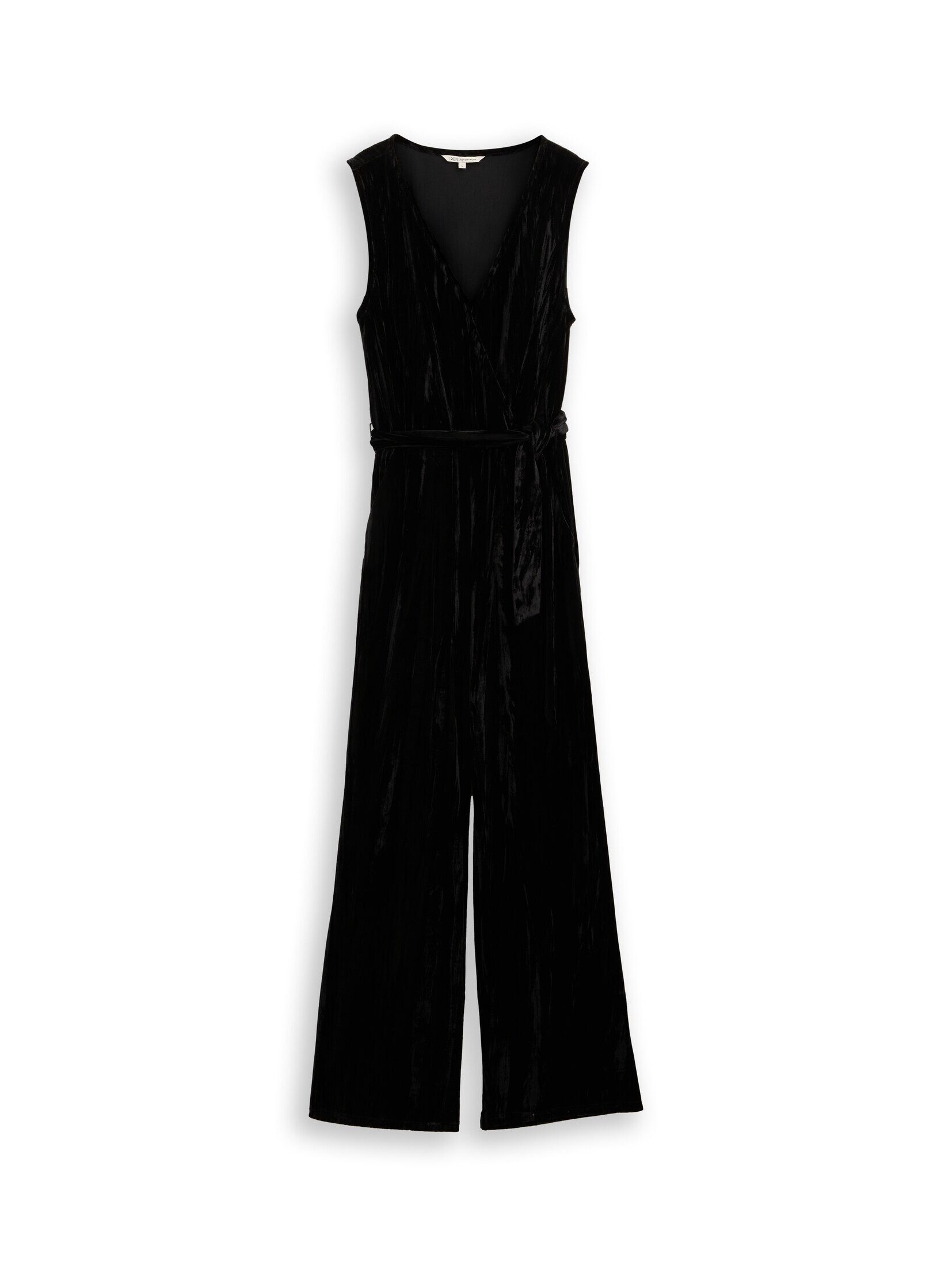 TOM TAILOR Denim Jumpsuit Overalls Relaxed Jumpsuit aus Samt