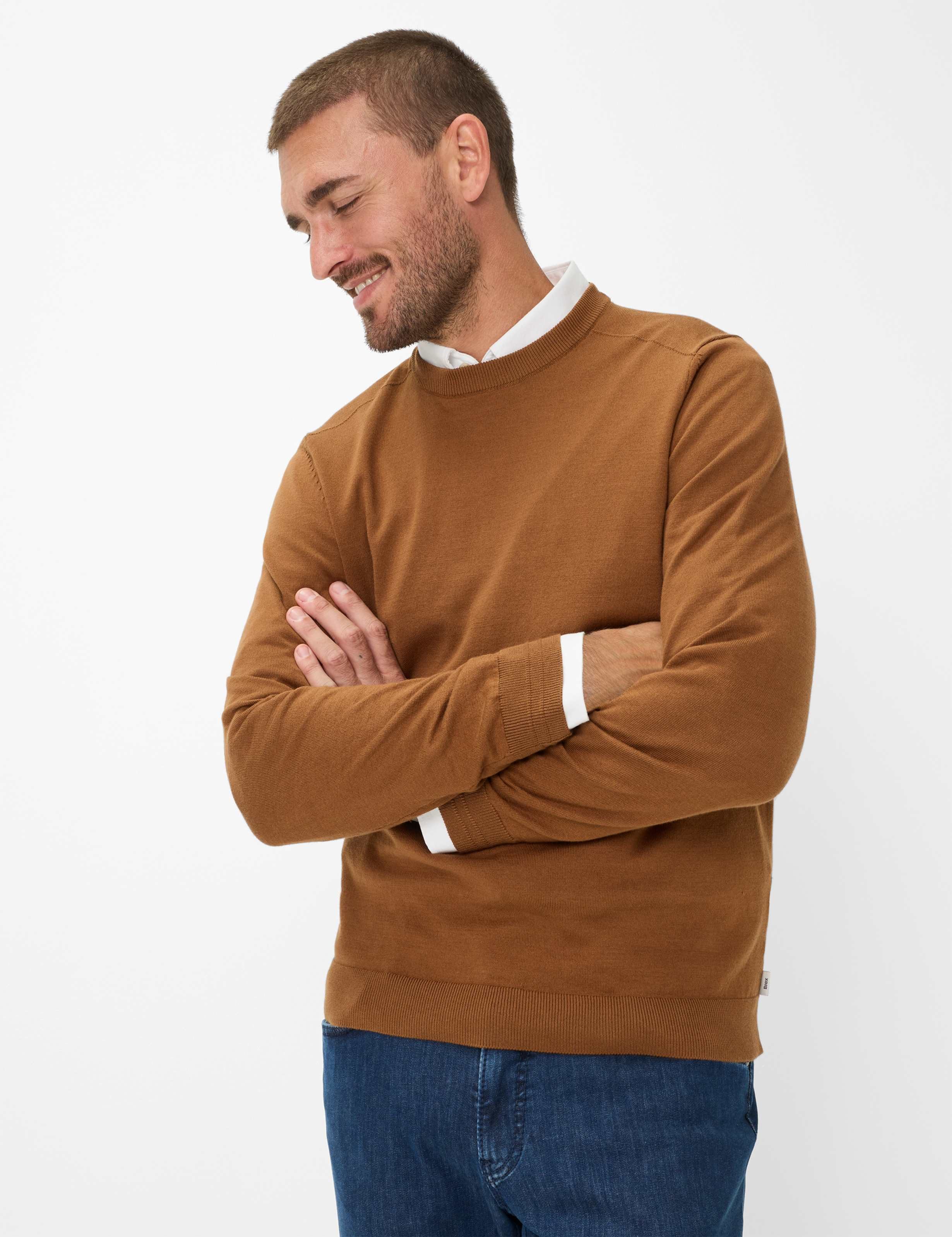 Brax Rundhalspullover Style RICK günstig online kaufen