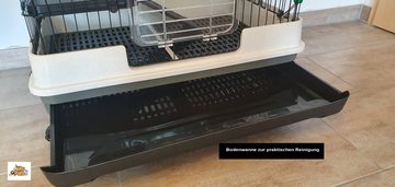 MYPETS Kleintierkäfig Nagervoliere BIG CAGE XL Nagerkäfig Käfig Voliere Metall Nager