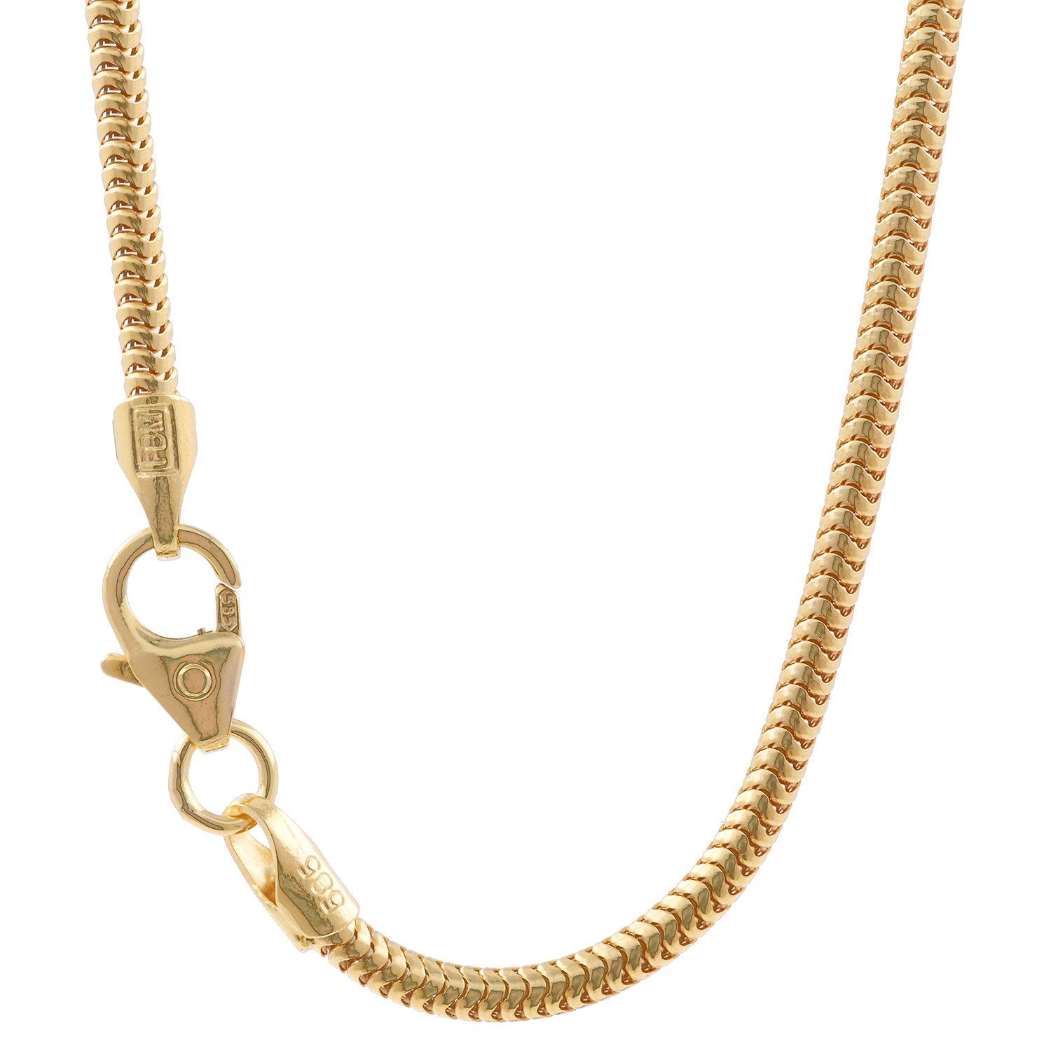 HOPLO Schlangenkette Goldkette Schlangenkette Länge 38cm günstig online kaufen